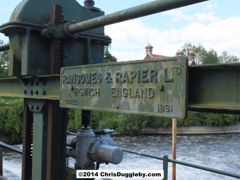 1931 Plaque Dating Weir Equipment at Walsham