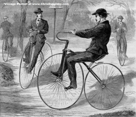 In 1868 Gentlemen Could Be Found In The Parks Parading On Their Bikes